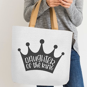 Figlia del Re, Arte delle Scritture, Corona, Mano Lettered, Cricut, Silhouette, SVG, PNG, File di taglio digitale, Stampabile, Regalo doccia Bambino, Ragazza