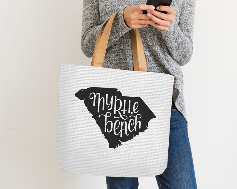 South Carolina, State Map, Myrtle Beach, SC, Oh Carolina, Hand Lettered, Cricut, Silhouette, SVG, PNG, Digital Cut File, Printable, Download image 3