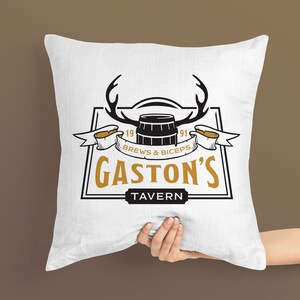 Gaston's Tavern, Beauty And The Beast, Brews And Biceps, Belle, Mens, Family Vacation Shirts, Cricut, Silhouette, SVG, PNG, Digital Cut File image 4