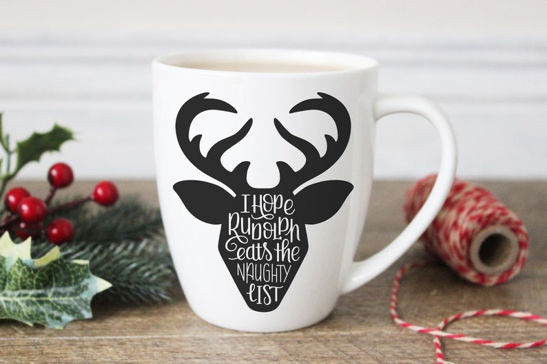 I Hope Rudolph Eats the Naughty List Santa’s List - Etsy