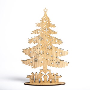 Christmas Tree - SVG/DXF File, Christmas Tree with presents, Christmas dxf/svg