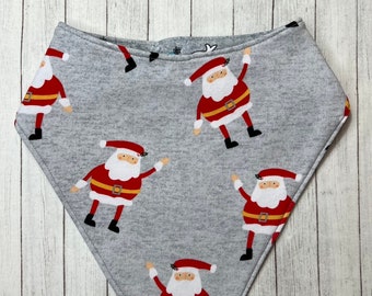 Dancing Santa Bandana Bib Waterproof Big Boy Teen Adult Male
