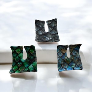 3 Trach Pad Organic Bamboo Fleece Absorbent Dignity Protective Luxurious Pad Teen Adult Dragon Scales Green Black Dragon Boy Trach Pads