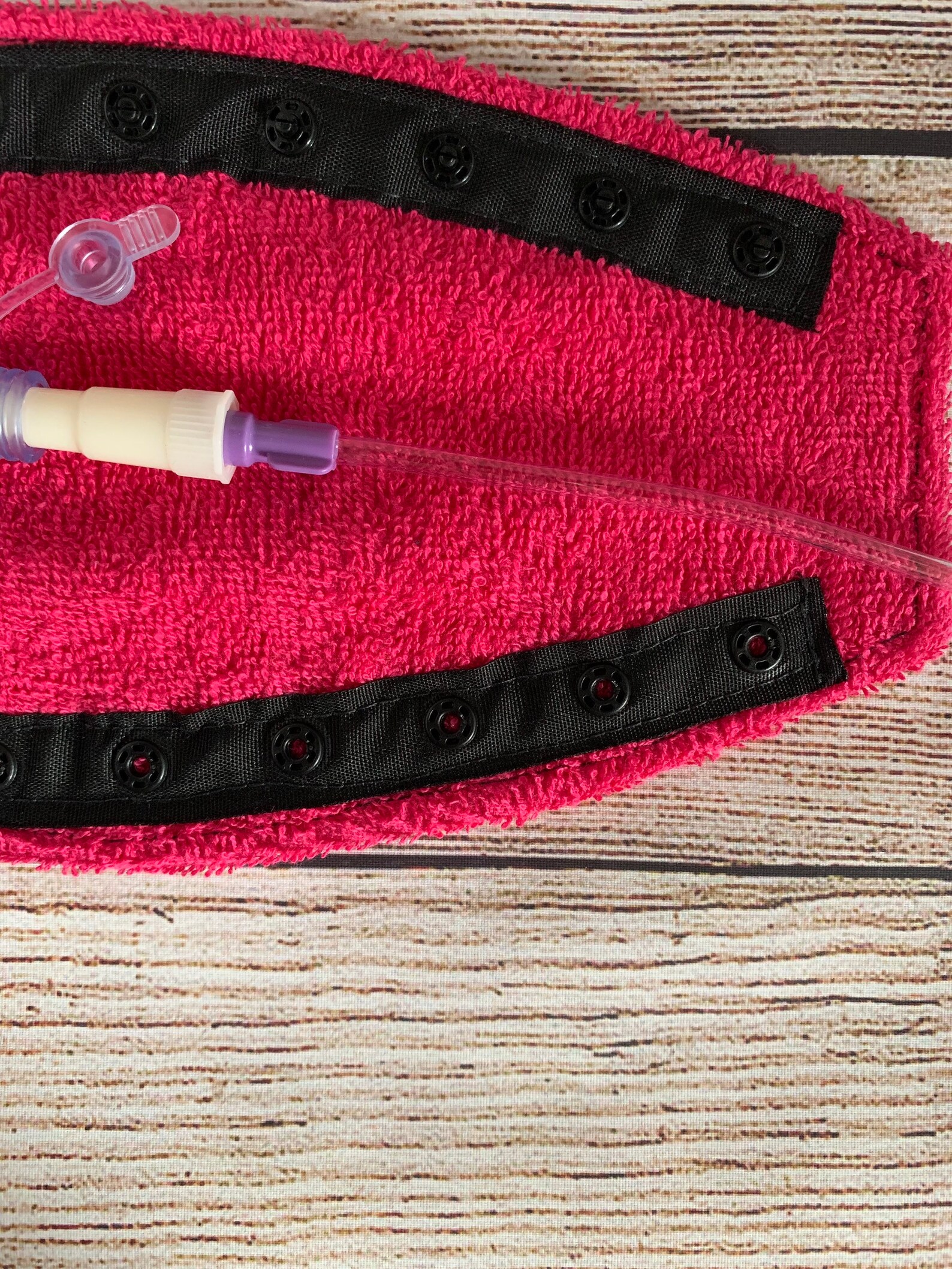 Pink Zebra Feeding Gtube Port Cover Waterproof Feeding Pump Etsy