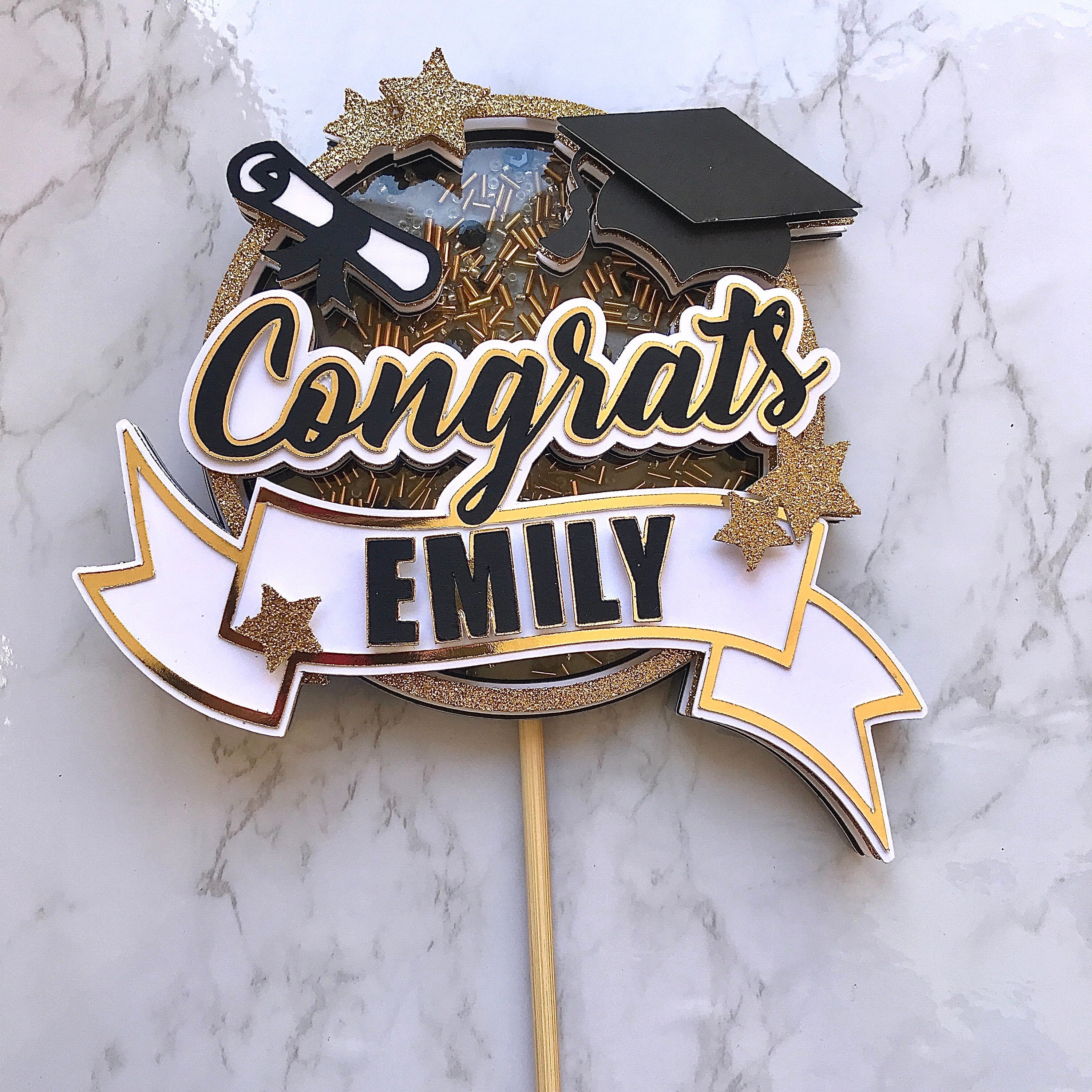 Printable Graduation Cake Toppers