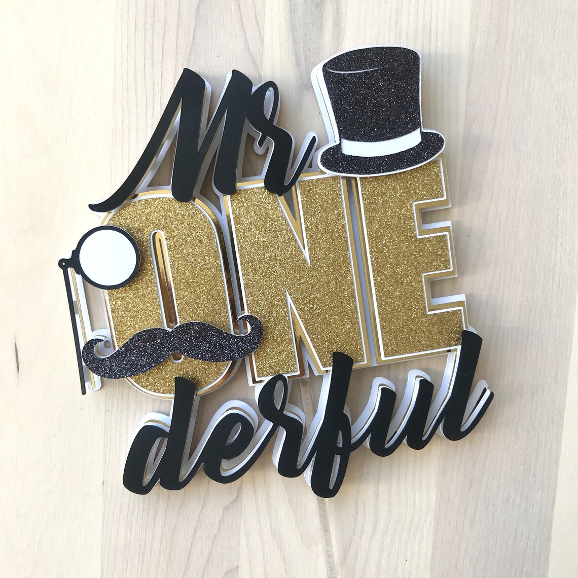 Mr Onederful Cake Topper Mr Onederful Smash Cake Topper - Etsy