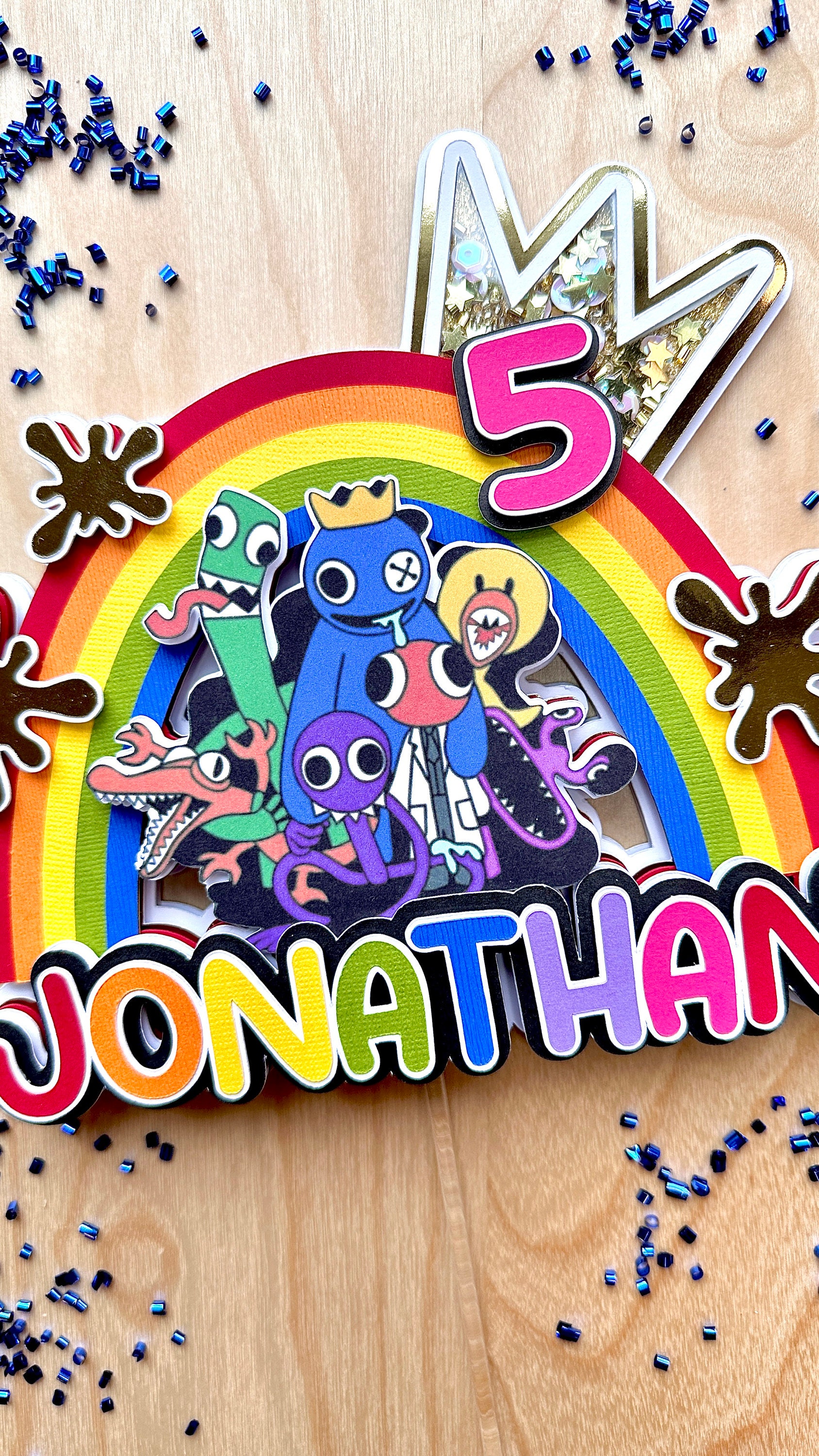 4 Topo Decoração de Bolo Tema Festa Games Jogos - Fantasia Kids