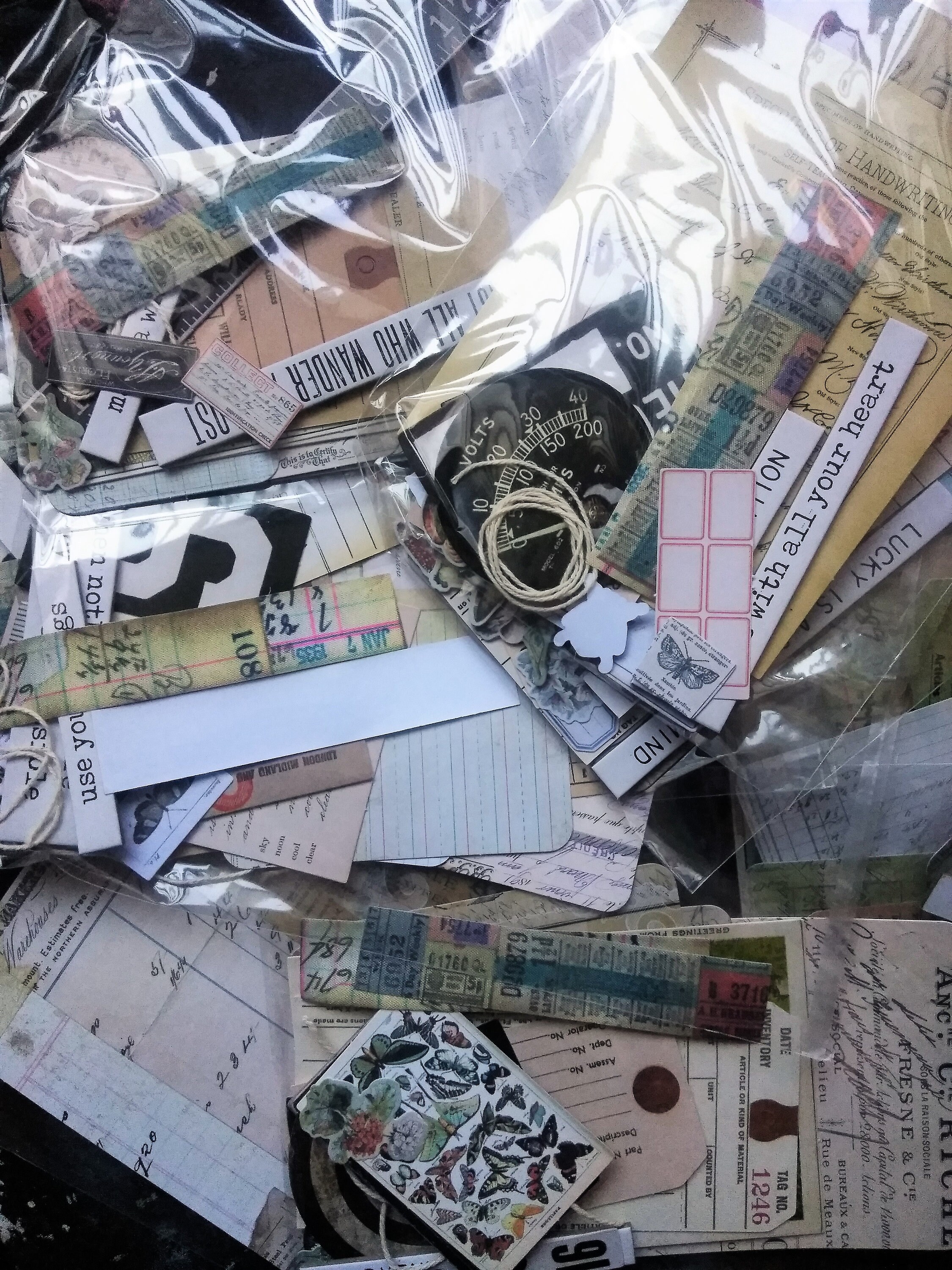 Tim Holtz Ideology Sample Journal Cards Field Note Snippets Etsy