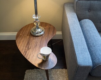 Mid Century End Table Etsy