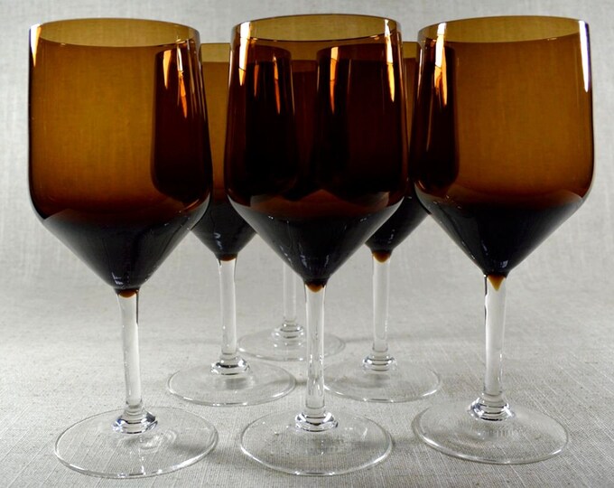 Swedish Modern Stemware 6PC Set Etsy Canada