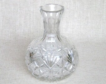 American Brilliant Cut Crystal Carafe