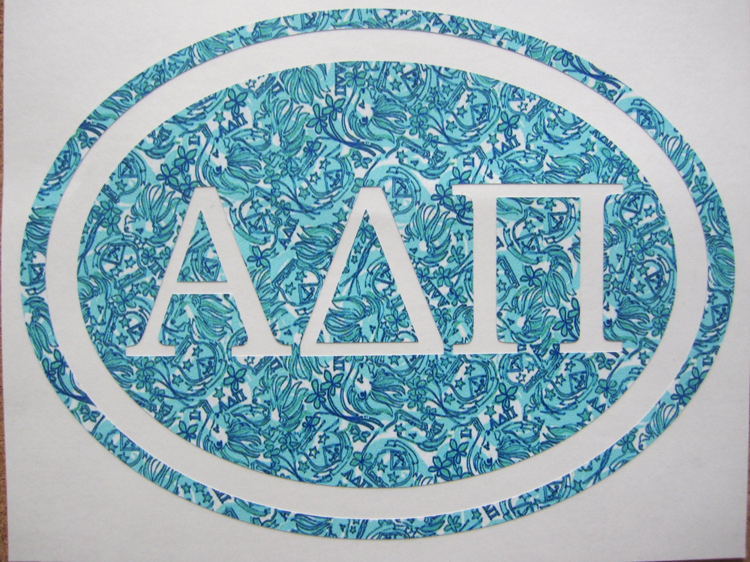 Alpha Delta Pi Sticker Decal Sorority Great Initiation Bid Etsy