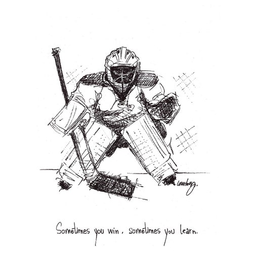 Hockey Goalie / Goaltender sometimes You Win Sometimes Etsy