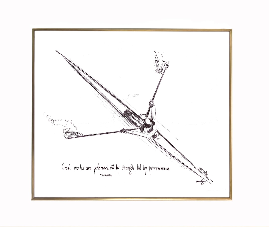 Perseverance Rower Inscription Rower