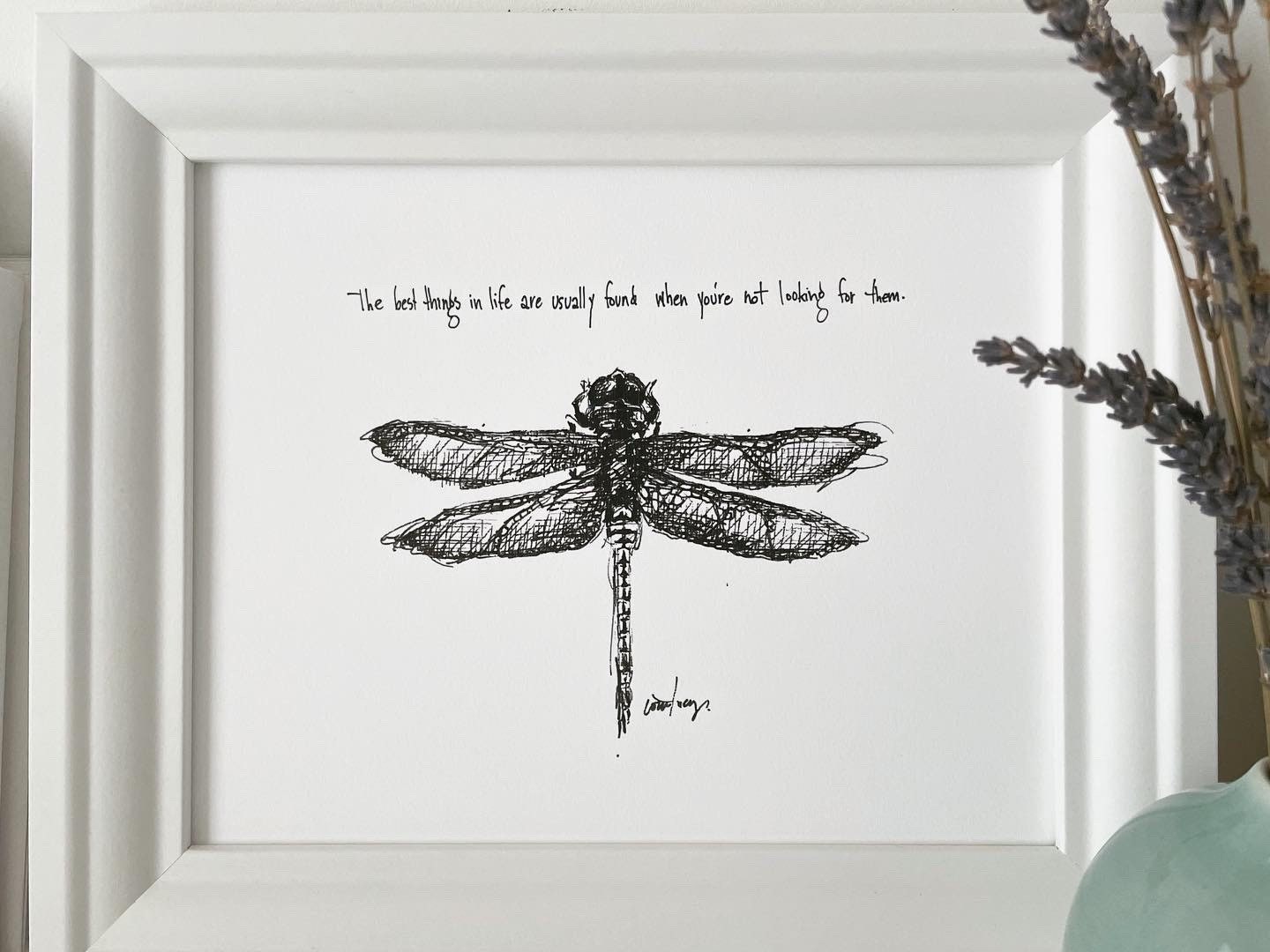 Page De Garde Cahier Libellule Art Libellule Les meilleures choses de la vie se trouvent - Etsy France