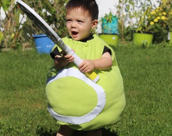 Baby Tennis Ball Costume - Tennis Ball Costume - Kid's Costume - Child's Halloween Costume - Infant Halloween Costume - Baby Halloween