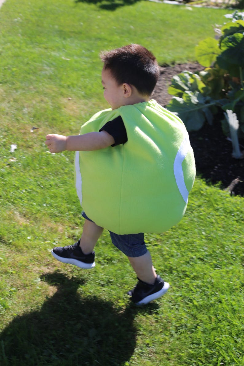 Baby Tennis Ball Costume Tennis Ball Costume Kid's Costume Child's Halloween Costume Infant