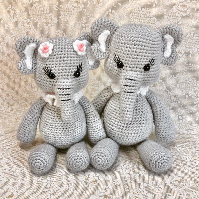 Crochet Baby Elephant Wooden Toy Rattle Pacifier Holder Etsy