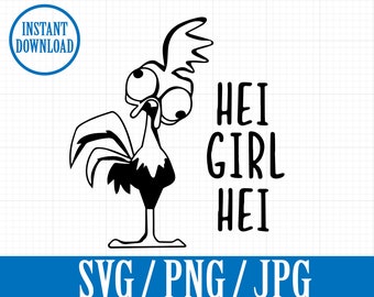 Moana Hei Hei Svg Etsy Moana Hei Hei Svg Etsy