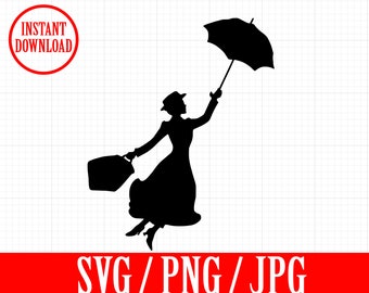 Download Mary Poppins Svg Etsy