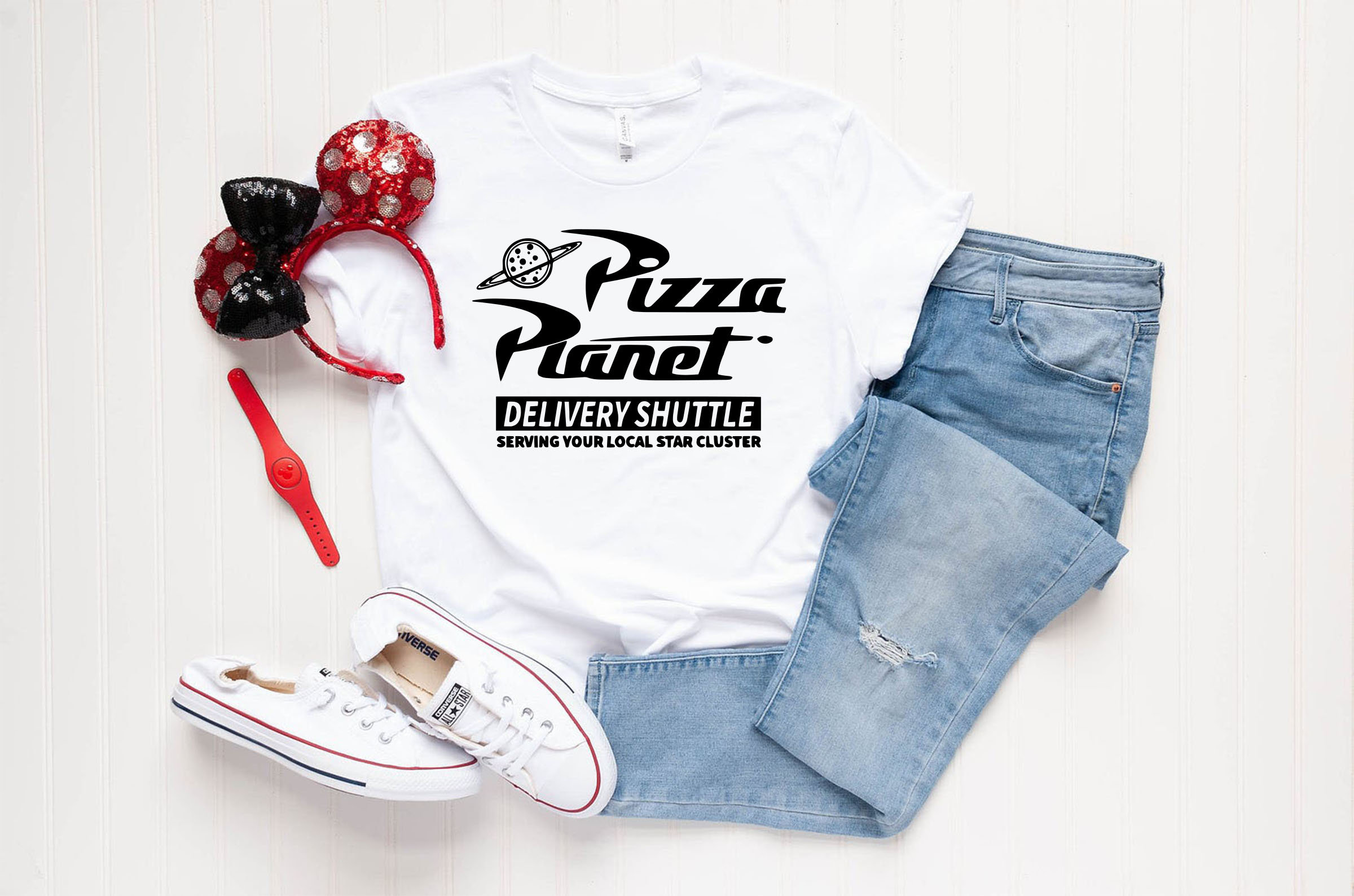 Pizza Planet Logo Toy Story Disneyland SVG Png Jpg Instant File