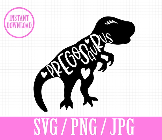 Pregosaurus - Dinosaur T-rex PREGNANCY - SVG, Png, Jpg - Instant File  Download - Etsy Canada