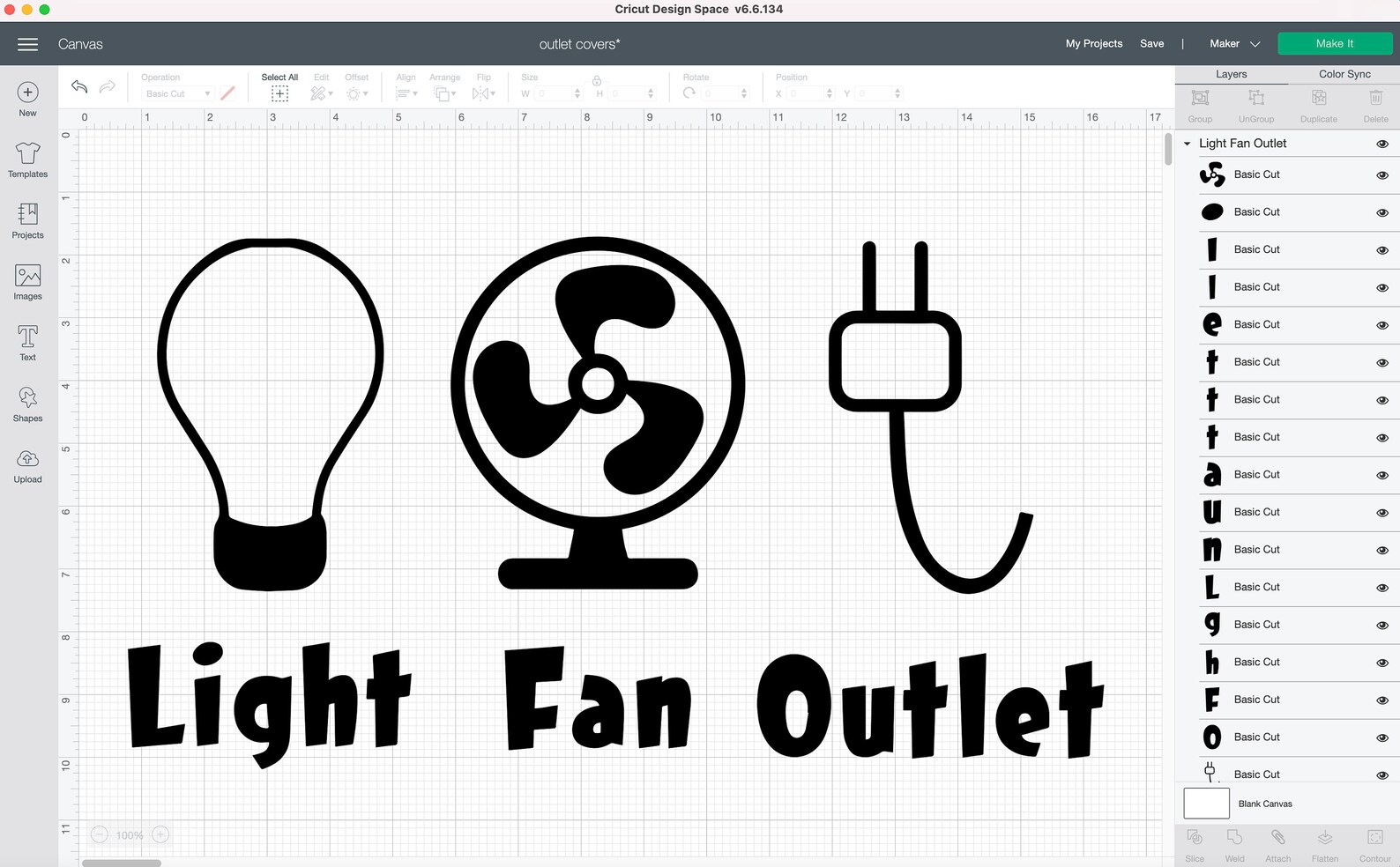 Fan Switch Sticker Light Fan Outlet Cover Labels - House Decor Organization - SVG, PNG ...