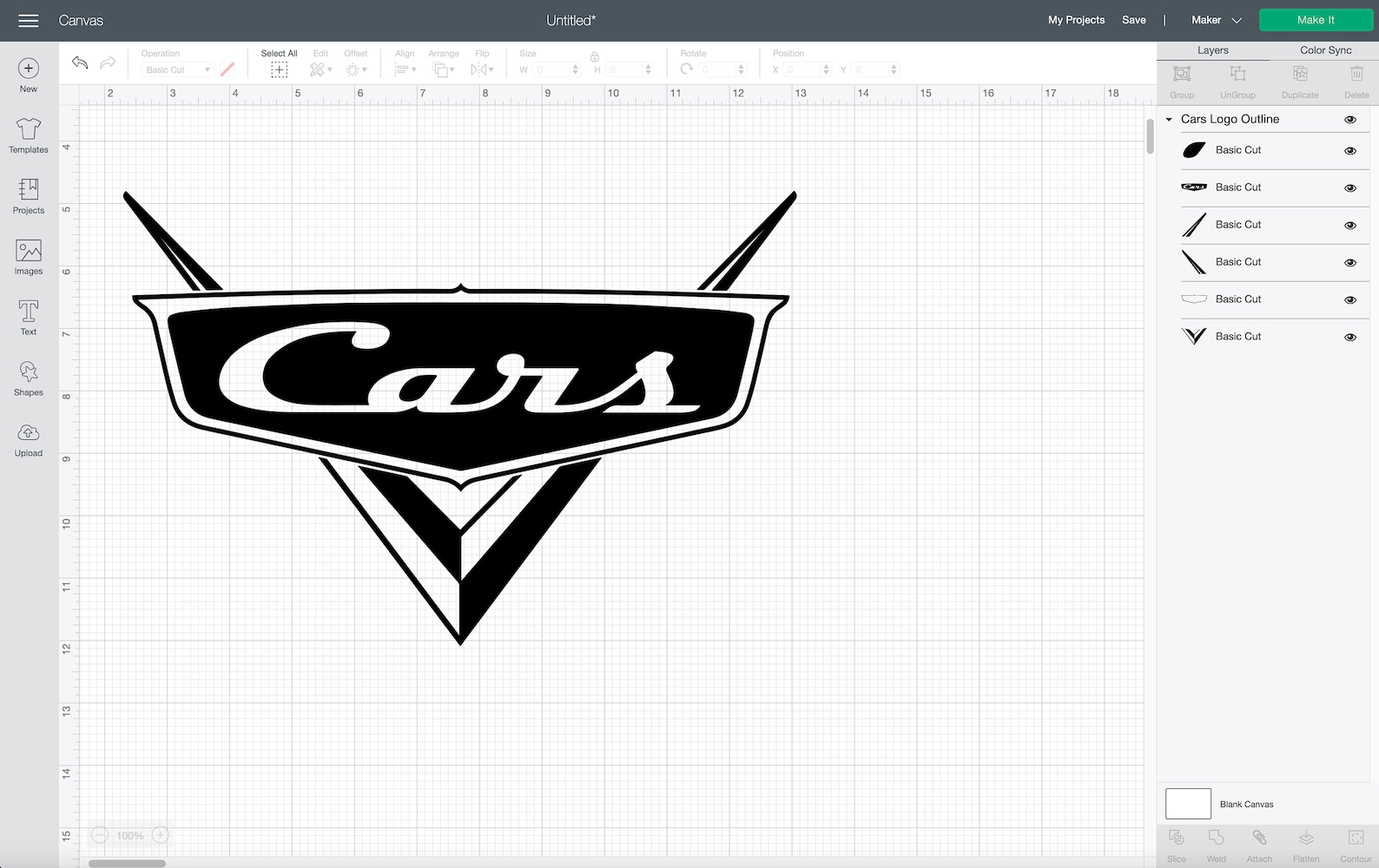 CARS Logo Outline DISNEY Pixar SVG Png Jpg Instant Etsy