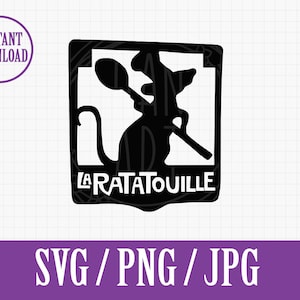 la Ratatouille | Disneyland Bound | SVG Png Jpg | Instant File Download