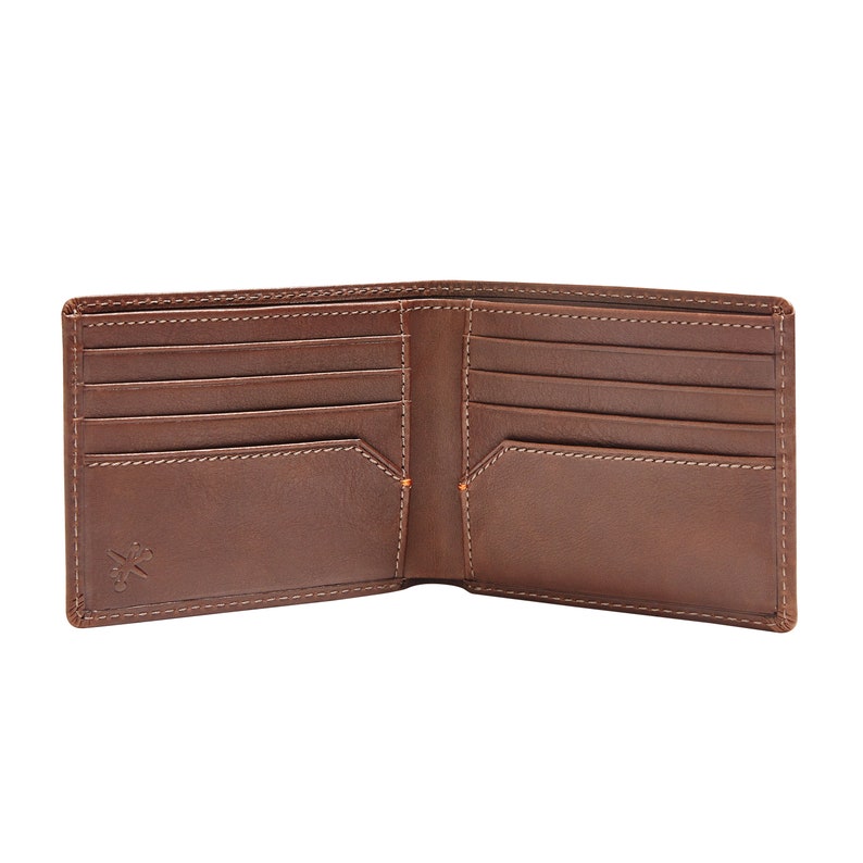 Duck BIFOLD Leather Wallet Duck Hunting Mens Leather Wallet Etsy