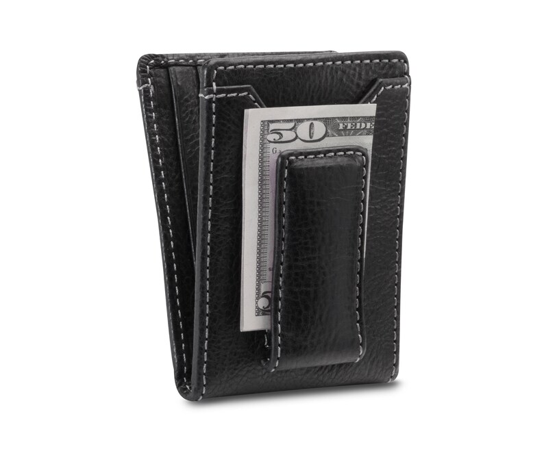 Ivar I D Bifold Front Pocket Walletblackmens Leather Etsy - image 0