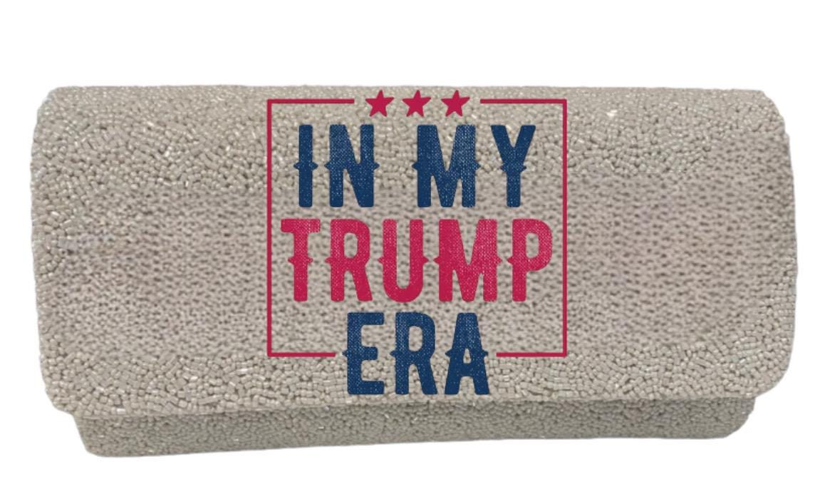 Trump Backpack Custom Beaded MAGA Clutch, Donald Trump, President Merch, Make America ...