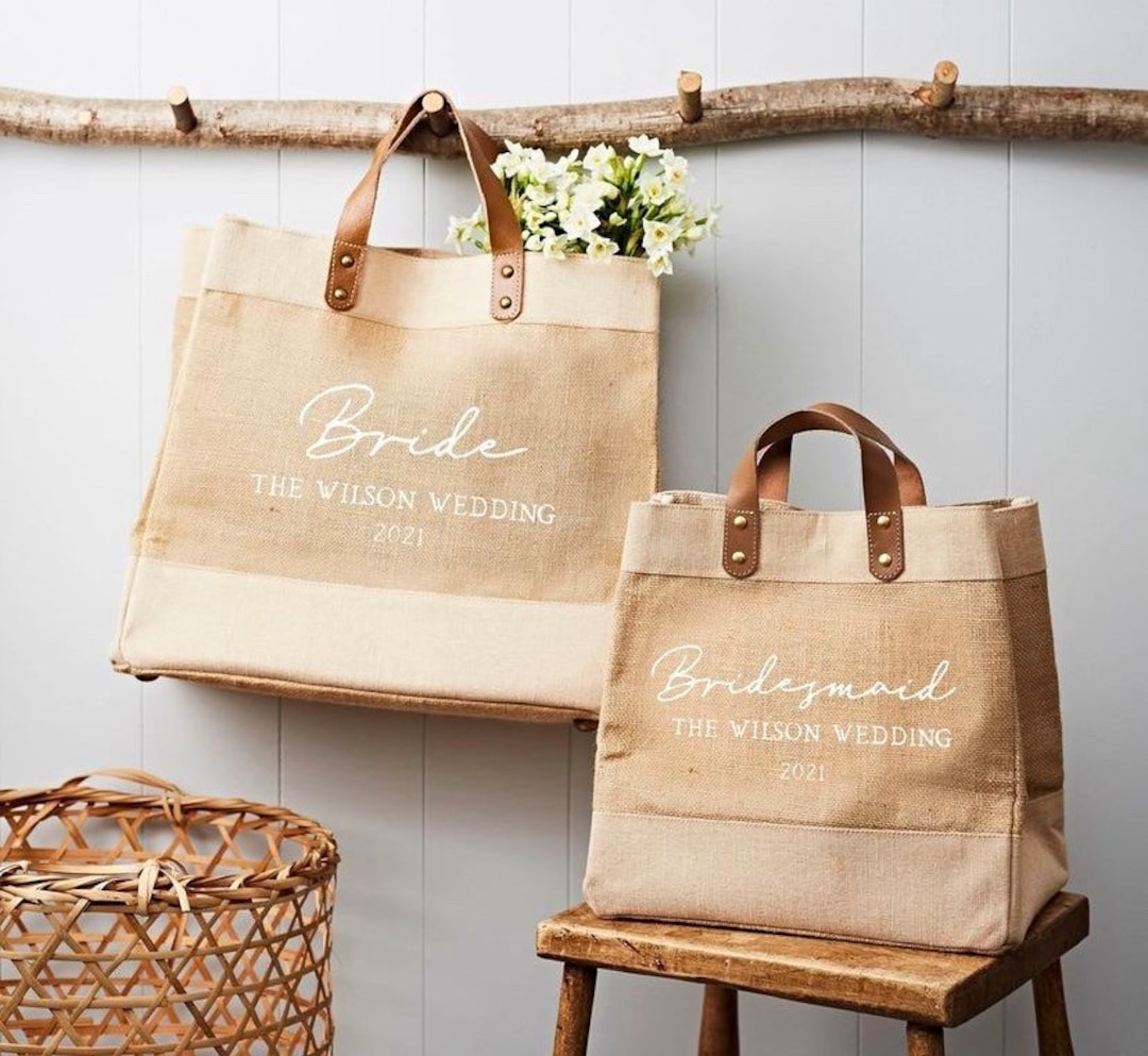 Custom Burlap Tote, Destination Wedding, Bachelorette Party, Canvas ...