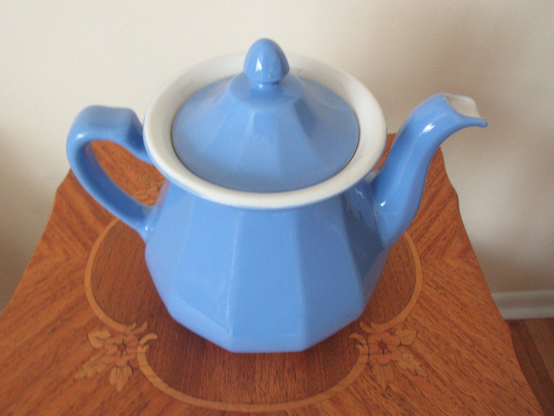 Hall Teapot Coffee Pot Tricolator Product Buchanan Mode Cadet Etsy