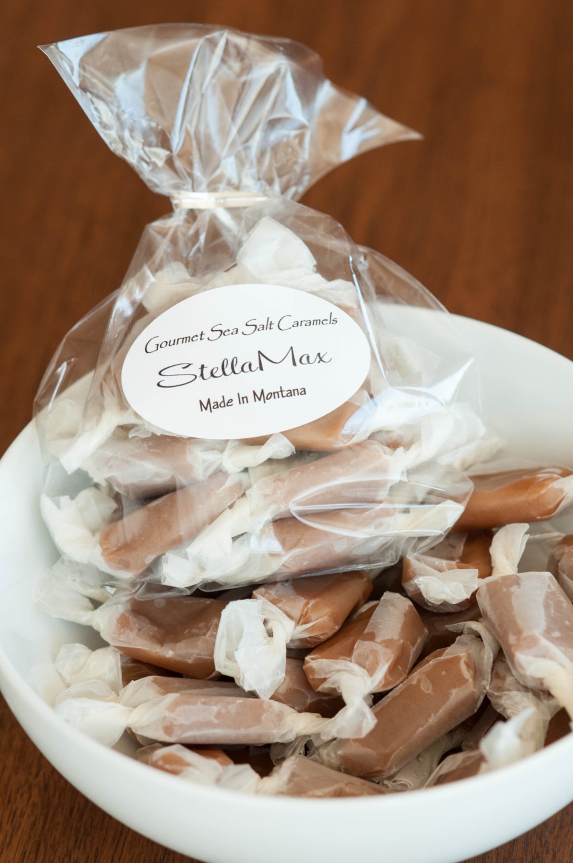 1 Lb Handmade Sea Salt Caramels Made in Montana Etsy