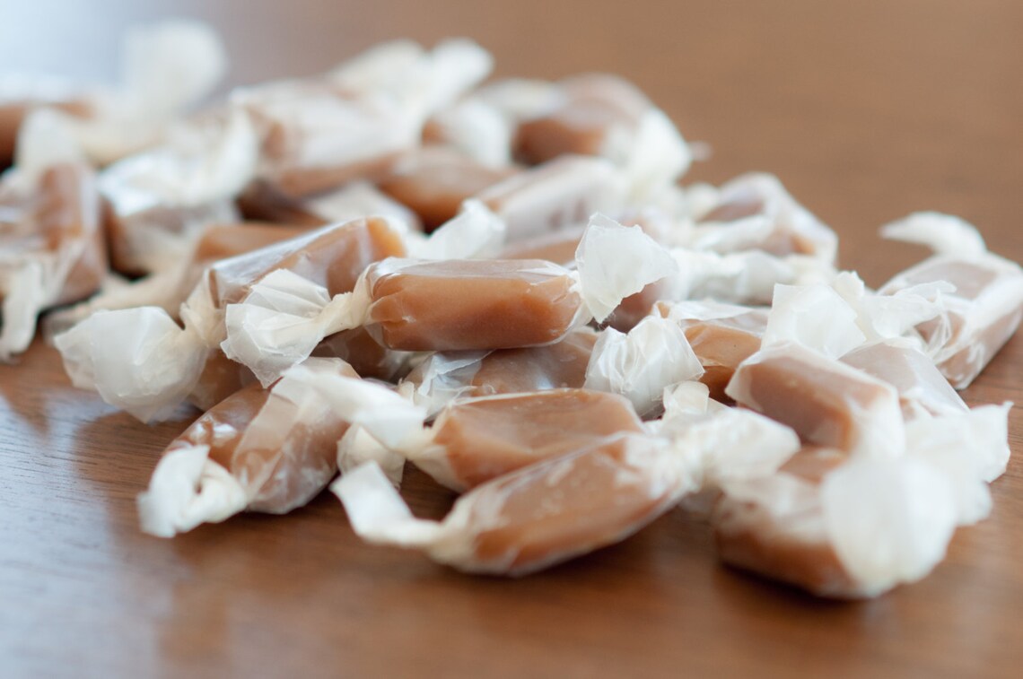 1 Lb Handmade Sea Salt Caramels Made in Montana Etsy
