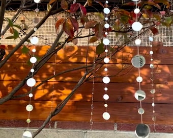2ft. Round Mirror Garland - Hanging Plant Jewelry