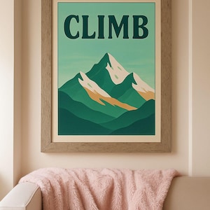 Climb Poster Art