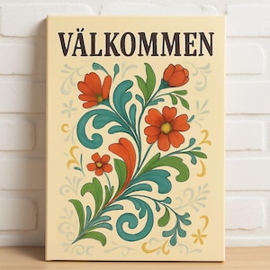 Välkommen Poster Art