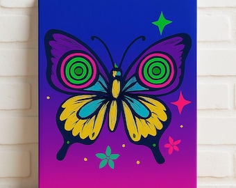 Plakat cyfrowy „Psychedelic Butterfly”
