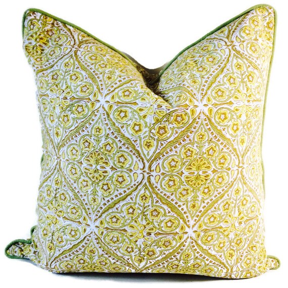 yellow pillow cover 18 inch pillow cover cushion cover Etsy
