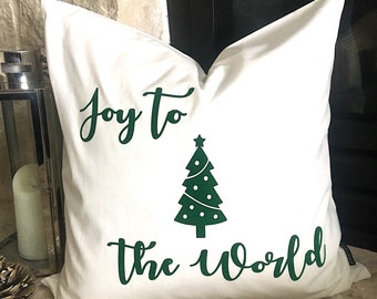 Joy to the Word Pillow, Christmas Vacation Pillow, Griswold Pillow, Christmas throw pillow, Holiday Pillow, Christmas Decor, Christmas Gifts