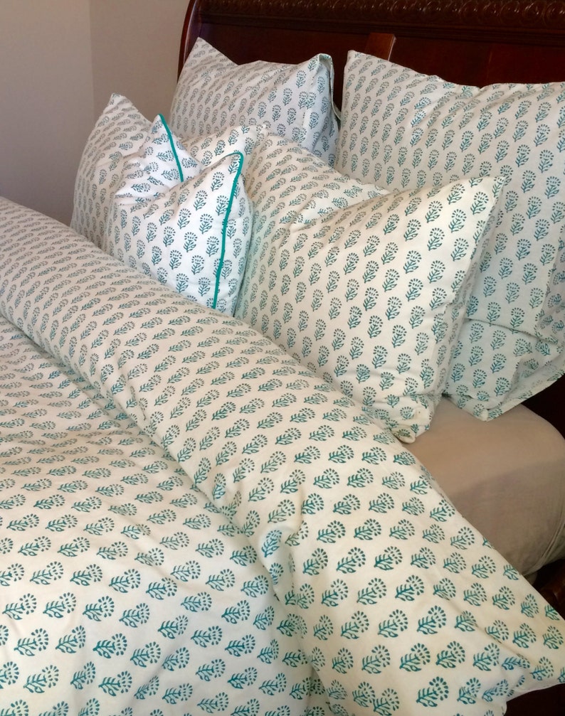 26x26 Euro Sham/ Blue Euro Sham/ Decorative Pillows/ Blue Etsy