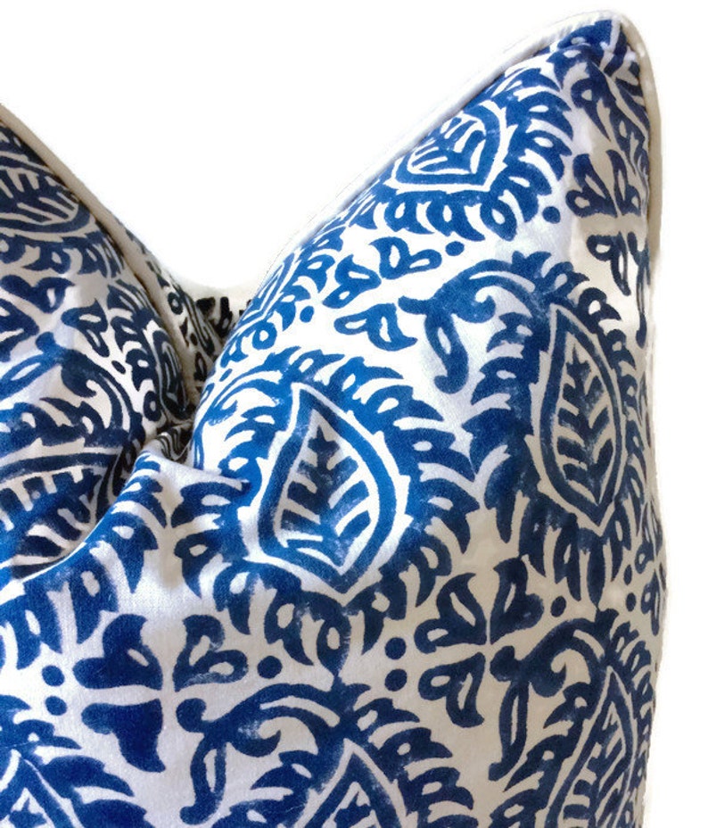 Blue Decorative Pillows Pillow Cases Pillow Cover 18x18 Etsy