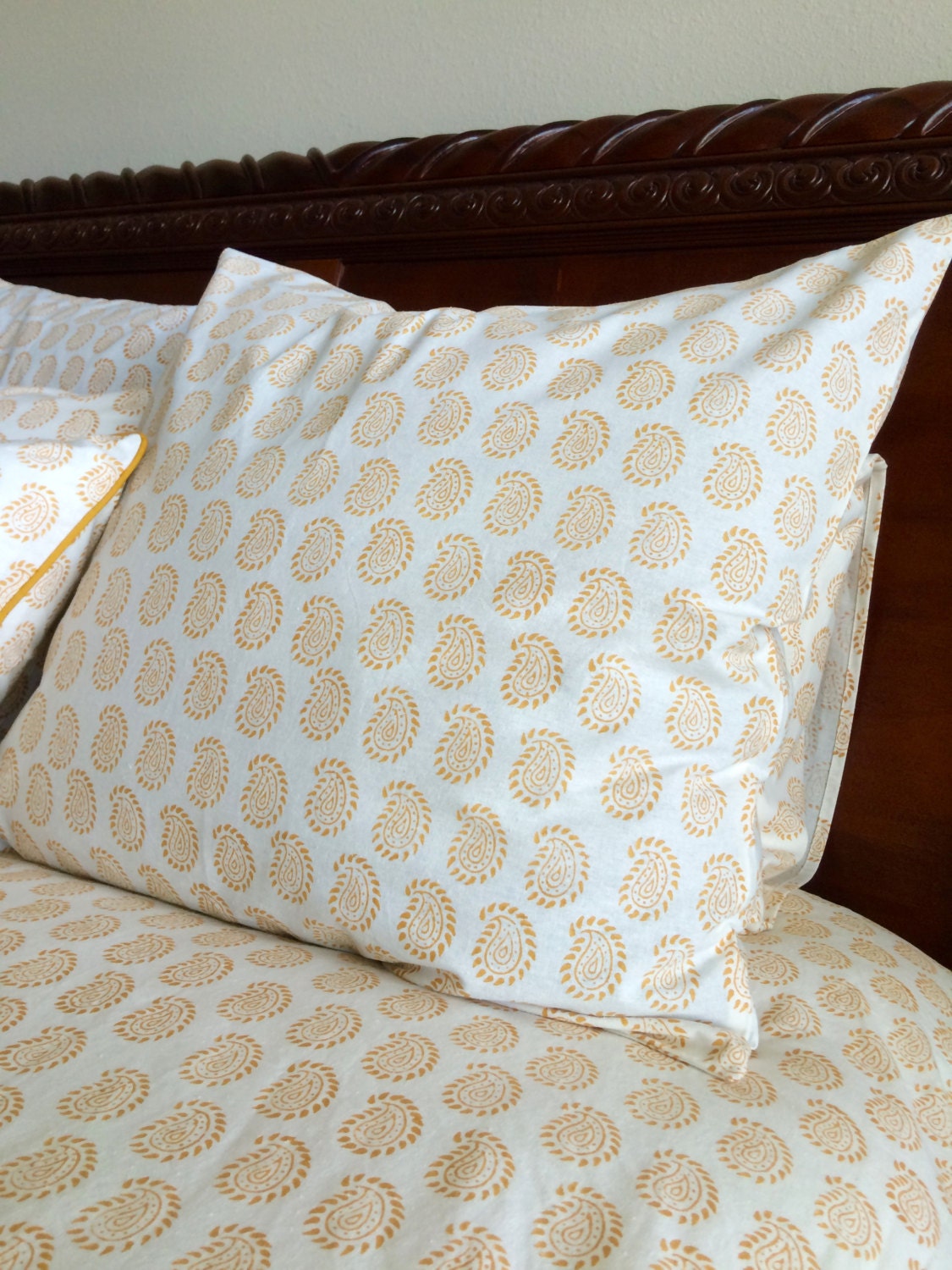 26x26 euro sham/ yellow euro sham/ decorative pillows/ cushion Etsy