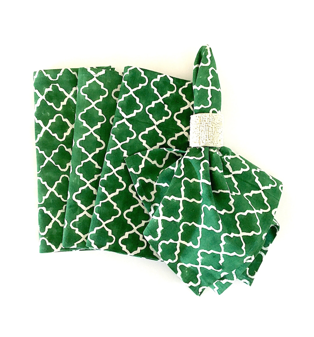 Green Napkins/ Dinner Napkins Green/ Table Decor/ Napkins Etsy