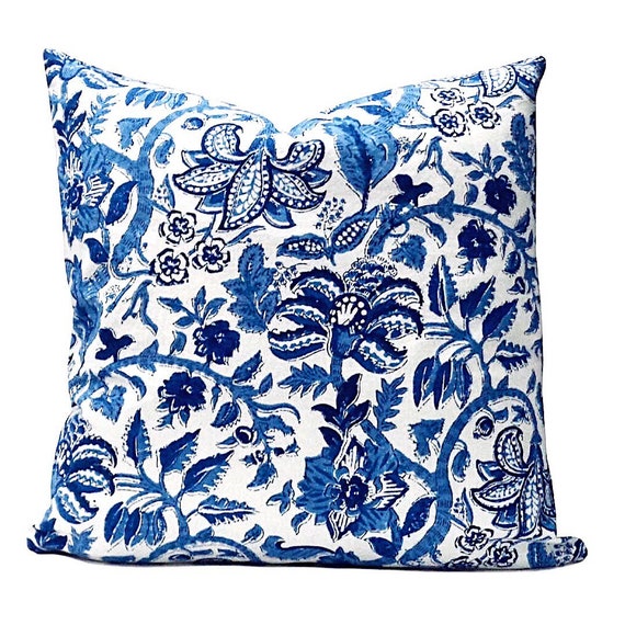 Blue Anarkali pillow covers 20x20 Shop Arabic Pillow Cases online