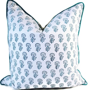 18x18 inch pillow cover, cushion covers, blue pillow covers, decorative pillows, pillow covers, accent pillows, throw pillows, sofa pillows