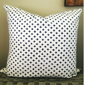 blue euro cover/ 26x26 euros/ decorative pillows/ blue euro/euro pillow cover/ cushion cover/ throw pillows/ bed pillows/ hand block printed