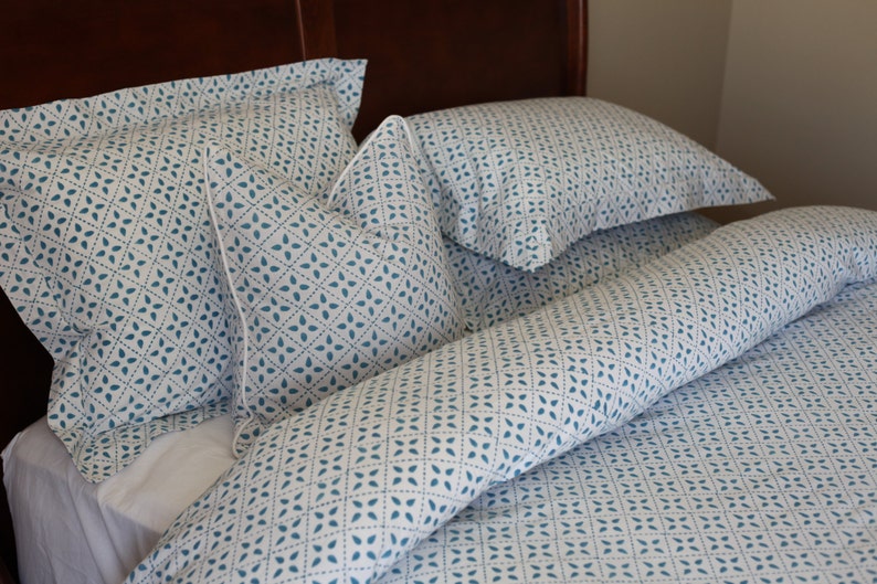 Twin Duvet / Blue Duvet/ Dorm Bedding / Blue Duvet Cover/ Etsy